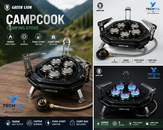 اجاق گاز سفری و کمپینگ گرین لاین Green Lion Campcook GST05 | 3500 وات