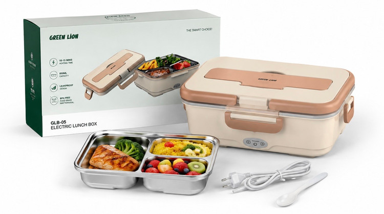 ظرف غذای برقی گرین لاین GLB-05 ظرفیت 850 میلیلیتر
